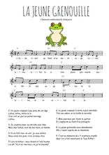 La jeune grenouille